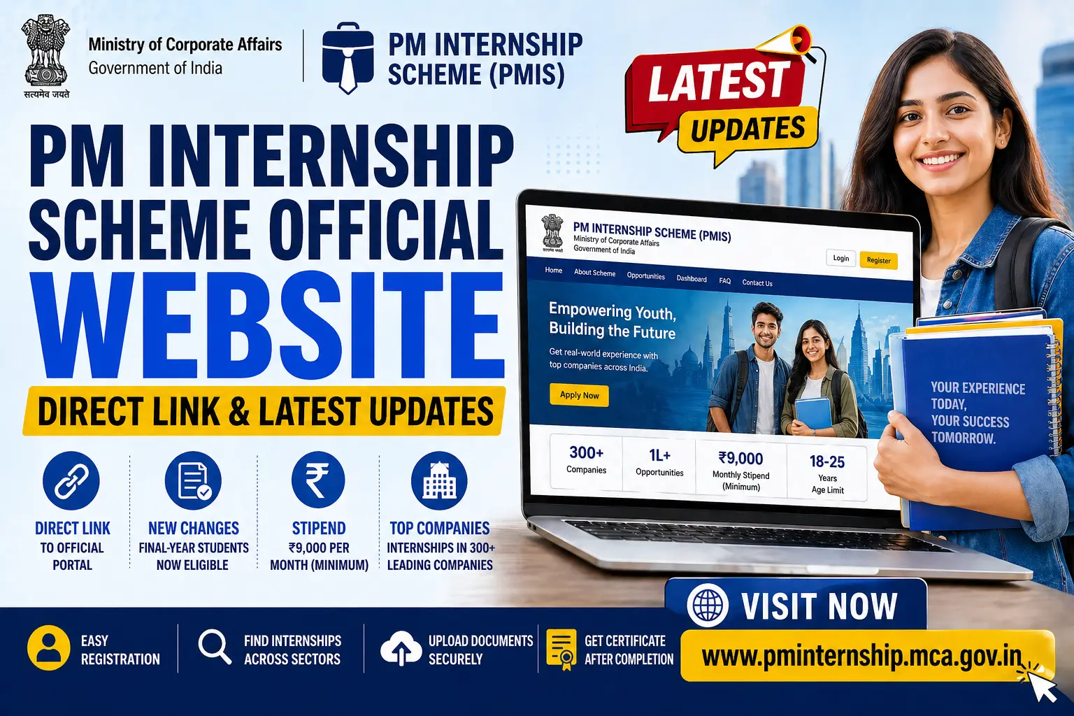 PM Internship Scheme Official Website: Direct Link & Latest Updates (2026 Guide)
