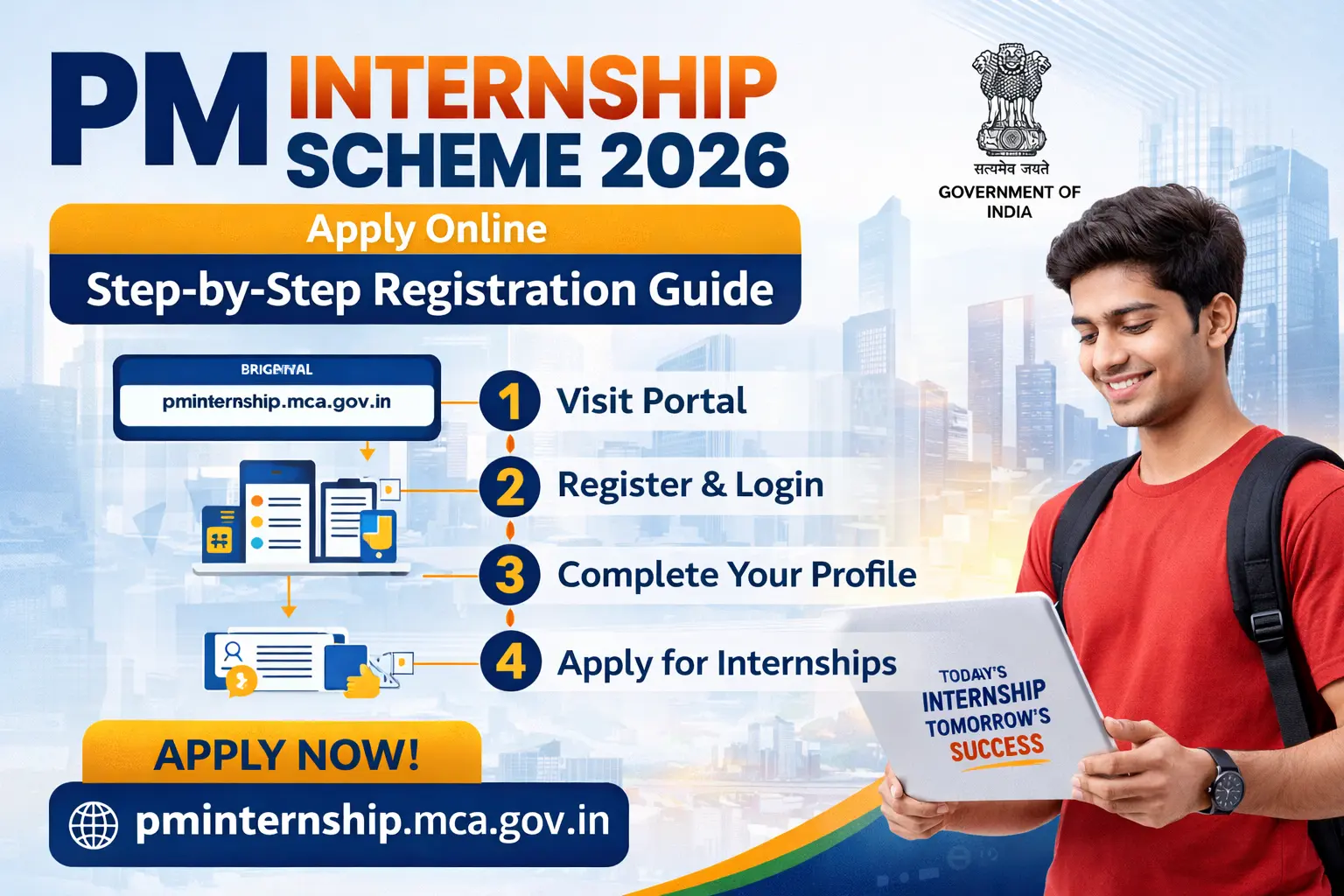PM Internship Scheme Apply Online 2026: Step-by-Step Registration Guide