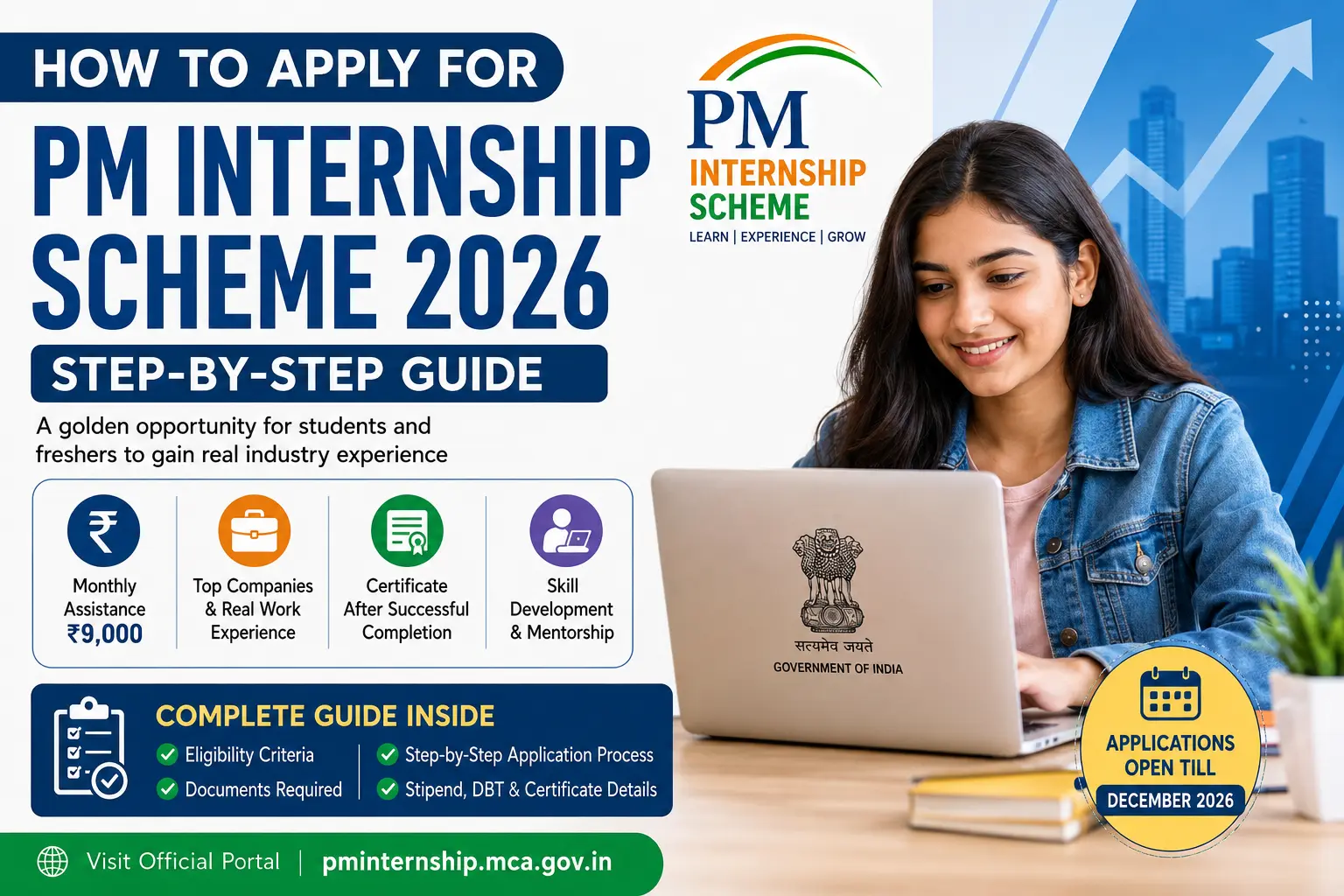 How to Apply for PM Internship Scheme 2026 Step-by-Step Guide