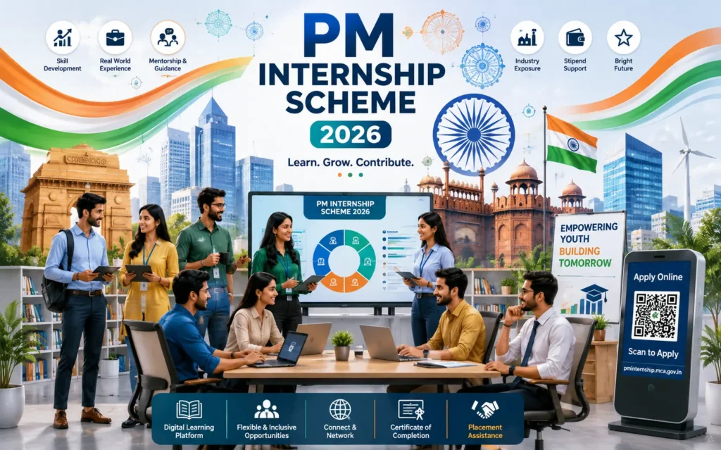 PM Internship Scheme 2026 Apply Online Registration with eligibility, documents, stipend, and official application process